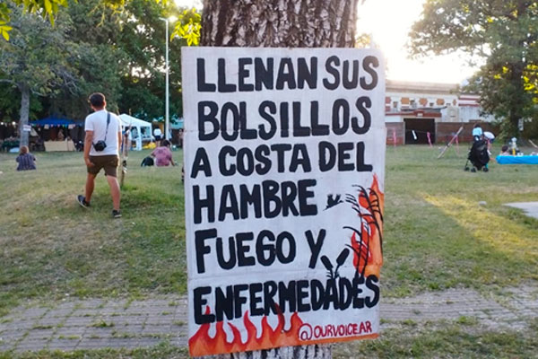 Denuncia revolucionaria de Our Voice en Parana 3